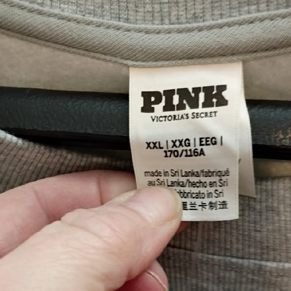 PINK Victoria's Secret Gray Sweatshirt - Picture 3 of 8
